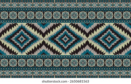 Padrão nativo étnico americano.Tradicional Navajo,Asteca,Apache,Sudoeste e estilo mexicano padrão de tecido.Motivos vetoriais abstratos pattern.For tecido,roupas,cobertor,tapete,tecido,envoltório,decoração