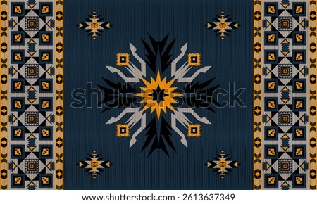 American tribal ethnic native pattern.Traditional Navajo,Aztec,Apache,Southwest and Mexican style fabric pattern.Abstract vector motif pattern.For fabric,clothing,blanket,carpet,woven,wrap,decoration.
