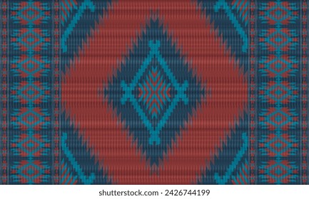 American tribal native seamless pattern.Ethnic traditional Navajo,Aztec,Apache,Southwest vector style.Geometric boho abstract motifs.Fabric,clothing,Mexican blanket,carpet,woven,print,wrap,decoration.