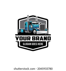 American Truck Big Rig Isolated Logo Stock Vector (Royalty Free) 2045933780