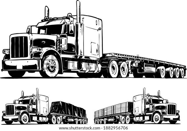 1,258 Flatbed Vector Images, Stock Photos & Vectors | Shutterstock