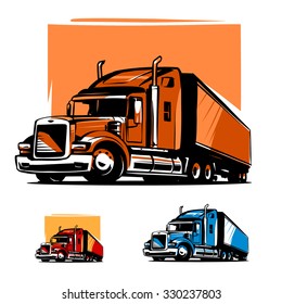 American Truck Trailer illustration