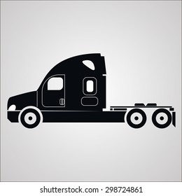 American truck without a trailer vector images of any size in perfect quality. icon, icon, symbol, logo