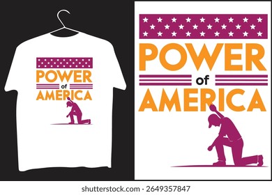 Illustrateur et dessin en t-shirt américain eps10
