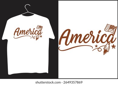 Illustrateur et dessin en t-shirt américain eps10
