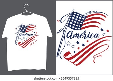 Illustrateur et dessin en t-shirt américain eps10