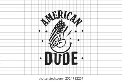 American Typography Trendy Creative Printable Design