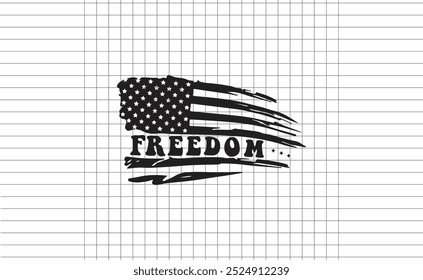 American Typography Trendy Creative Printable Design