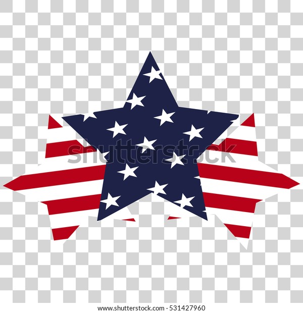 American United States Stars Background Stock Vector (Royalty Free