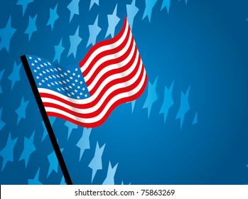 American USA flag