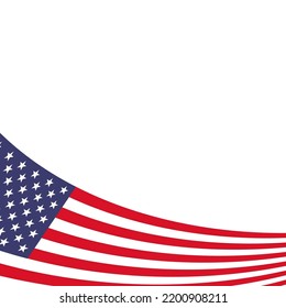 American vector icon illustration design template