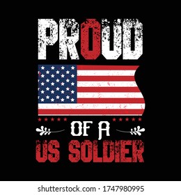 american veteran army t shirt vector.