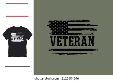 American veteran t shirt design