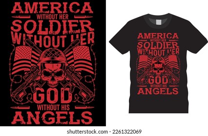 American veteran t-shirt design vector template. proud USA army solder hero honor Inspiring motivational quote veterans tshirts design. Vintage grunge flag military typography graphic shirt designs