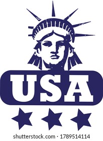 American words t-shirt design vector art and illustration