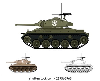 American WW2 AFV
