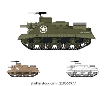 American WW2 AFV