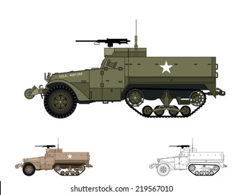 American WW2 AFV
