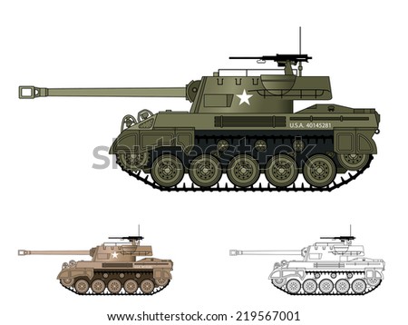 American WW2 AFV