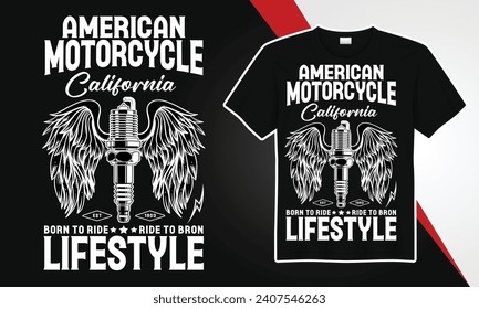 Americana motorcycle California born to ride ride to bron lifestyle