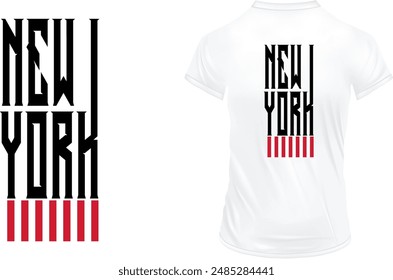 America,new York city t-shirt design