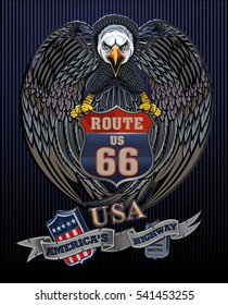 America's Highway USA eagle