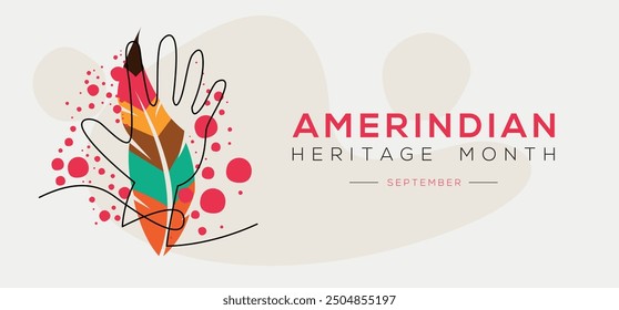 Amerindian Heritage Month, held on September.