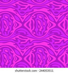 Amethyst. Abstract ornament. Seamless pattern.