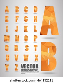 Amethyst lowpoly numbers font