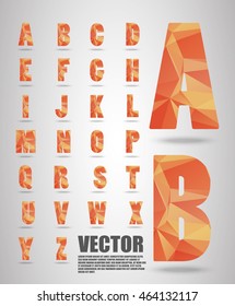 Amethyst lowpoly numbers font