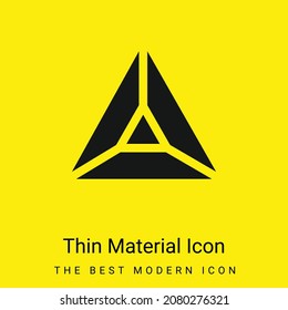 Amethyst minimal bright yellow material icon