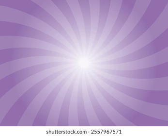 Amethyst purple color sunburst background. Abstract pink sunbeams design wallpaper. Colorful spinning lines for template, banner, poster, flyer. 