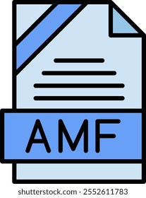 AMF Filled Style Icon Design