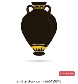 Amfora color flat icon for web and mobile design