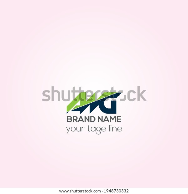 Amg Vector Logo Design Amg Creative Stock Vector Royalty Free