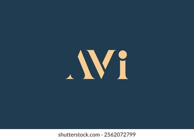 AMI abstract letter logo design. This logo is designed by three abstract letters.