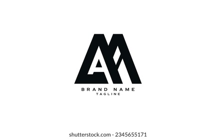 AMI, AIM, MAI, MIA, Abstract initial monogram letter alphabet logo design