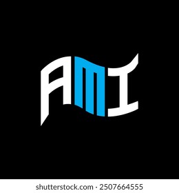 AMI logo design, AMI simple and modern logo. AMI luxurious alphabet design  
