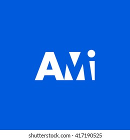 Ami Logo Vector Graphic Branding Letter: vetor stock (livre de direitos ...