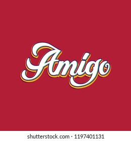 Amigo Handlettering Typography