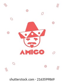 Amigo Logo For Who Likes Spanish Vibes