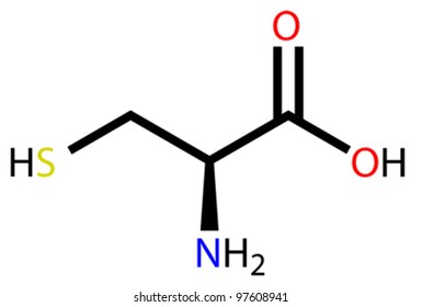 Amino acid cysteine structural formula