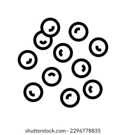 amino acids biochemistry line icon vector. amino acids biochemistry sign. isolated contour symbol black illustration