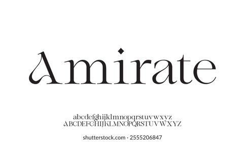 Amirate, modern minimal abstract alphabet fonts. Typography technology, electronic, movie, digital, music, future, logo creative font.