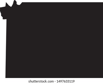 Amite county map in state of mississippi
