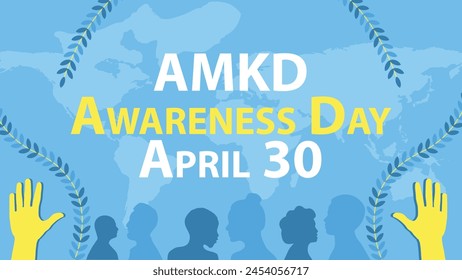 AMKD Awareness Day vector banner design