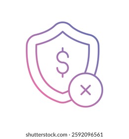 AML vector icon for anti-money laundering compliance.