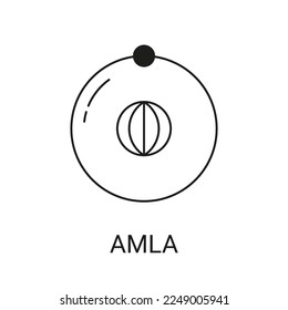 Elemento Amla Exotic Fruit Icon para Web