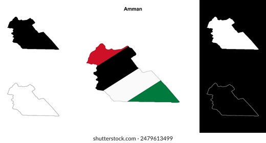 Übersichtskartenset des Gouvernements Amman