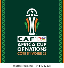 Amman - Jordan - 19 January , africa cup of nations logo 2023 - 2024 , vector illustration